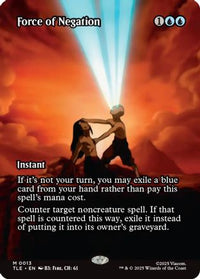 Force of Negation (Borderless) -  (TLE-013) - Avatar: The Last Airbender: Eternal-Legal