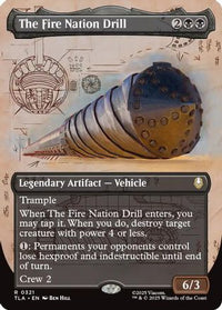 The Fire Nation Drill (Borderless) -  (TLA-321) - Avatar: The Last Airbender