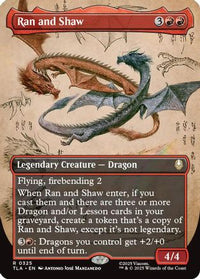Ran and Shaw (Borderless) -  Foil (TLA-325) - Avatar: The Last Airbender