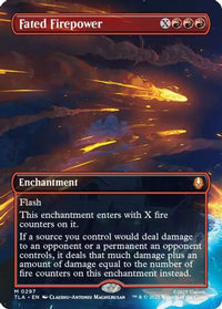 Fated Firepower (Borderless) -  Foil (TLA-297) - Avatar: The Last Airbender