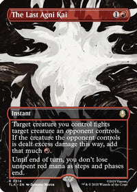 The Last Agni Kai (Borderless) -  Foil (TLA-314) - Avatar: The Last Airbender