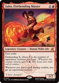 Zuko, Firebending Master -  Foil (TLE-127) - Avatar: The Last Airbender: Eternal-Legal