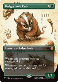 Badgermole Cub (Borderless) -  (TLA-326) - Avatar: The Last Airbender