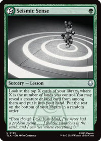 Seismic Sense -  Foil (TLA-195) - Avatar: The Last Airbender