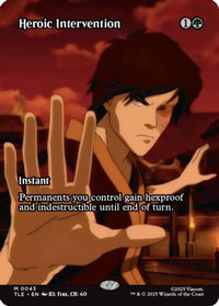 Heroic Intervention (Borderless) -  Foil (TLE-043) - Avatar: The Last Airbender: Eternal-Legal
