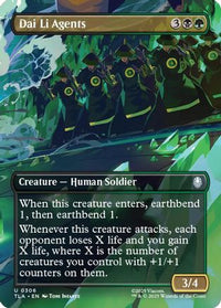 Dai Li Agents (Borderless) -  Foil (TLA-306) - Avatar: The Last Airbender