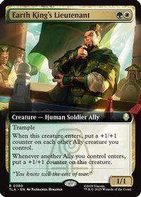 Earth King's Lieutenant (Extended Art) -  Foil (TLA-380) - Avatar: The Last Airbender