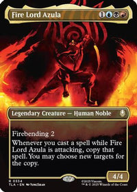 Fire Lord Azula (0334) (Borderless) -  Foil (TLA-334) - Avatar: The Last Airbender