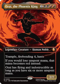 Ozai, the Phoenix King (0335) (Borderless) -  Foil (TLA-335) - Avatar: The Last Airbender
