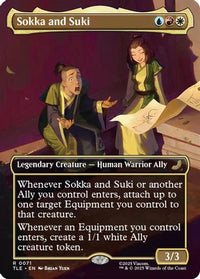 Sokka and Suki (Borderless) -  Foil (TLE-071) - Avatar: The Last Airbender: Eternal-Legal