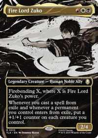 Fire Lord Zuko (Borderless) -  (TLA-315) - Avatar: The Last Airbender