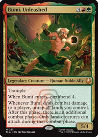 Bumi, Unleashed -  Foil (TLA-211) - Avatar: The Last Airbender