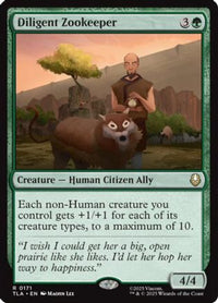 Diligent Zookeeper -  Foil (TLA-171) - Avatar: The Last Airbender