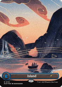 Island (2145) -  Foil (SLD-2145) - Secret Lair Drop Series