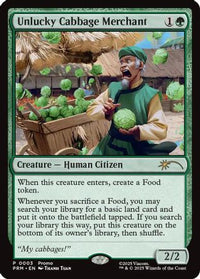 Unlucky Cabbage Merchant -  Foil (UMP-003) - Unique and Miscellaneous Promos
