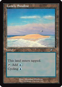 Lonely Sandbar (Retro Frame) -  (SLD-2161) - Secret Lair Drop Series