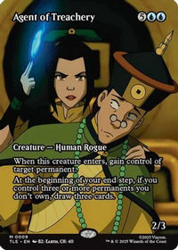 Agent of Treachery (Borderless) -  Foil (TLE-009) - Avatar: The Last Airbender: Eternal-Legal
