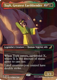 Toph, Greatest Earthbender (Borderless) -  Foil (TLE-070) - Avatar: The Last Airbender: Eternal-Legal