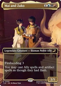 Mai and Zuko (Borderless) -  Foil (TLE-068) - Avatar: The Last Airbender: Eternal-Legal