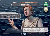 Mon Mothma - Forming a Coalition (Showcase) (1029) - Secrets of Power Foil