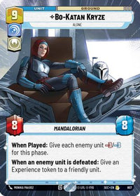 Bo-Katan Kryze - Alone (Hyperspace Foil) (807) - Secrets of Power Foil