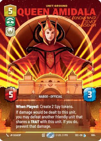Queen Amidala - Championing Her People (Prestige Foil) (1084) - Secrets of Power Foil