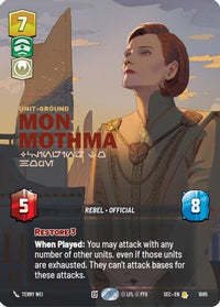 Mon Mothma - Clinging to Hope (Prestige Foil) (1085) - Secrets of Power Foil