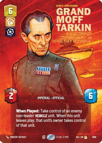 Grand Moff Tarkin - Taking Krennic's Achievement (Prestige Foil) (1096) - Secrets of Power Foil