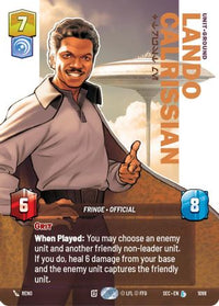 Lando Calrissian - Trust Me (Prestige Foil) (1098) - Secrets of Power Foil