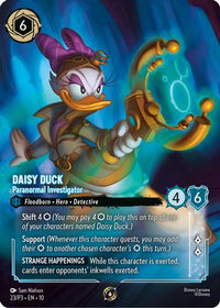 Daisy Duck - Paranormal Investigator (Store Championship Participant) (23)  - Disney Lorcana Promo Cards