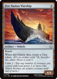 Fire Nation Warship -  (TLA-256) - Avatar: The Last Airbender