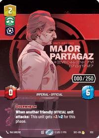 Major Partagaz - Healthcare Provider (Serialized) (1132) - Secrets of Power Foil