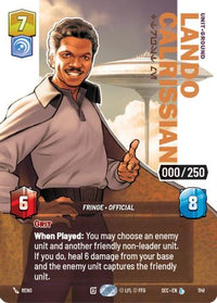 Lando Calrissian - Trust Me (Serialized) (1141) - Secrets of Power Foil