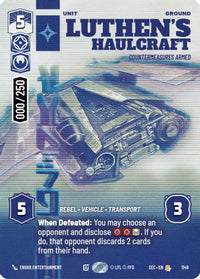 Luthen's Haulcraft - Countermeasures Armed (Serialized) (1149) - Secrets of Power Foil