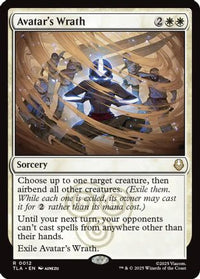 Avatar's Wrath -  Foil (TLA-012) - Avatar: The Last Airbender
