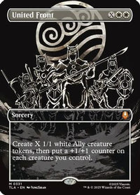 United Front (Borderless) -  Foil (TLA-331) - Avatar: The Last Airbender