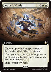 Avatar's Wrath (Extended Art) -  Foil (TLA-365) - Avatar: The Last Airbender