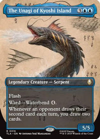 The Unagi of Kyoshi Island (Borderless) -  Foil (TLA-319) - Avatar: The Last Airbender