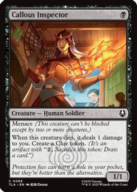 Callous Inspector -  Foil (TLA-089) - Avatar: The Last Airbender
