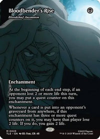 Bloodbender's Rise - Bloodchief Ascension (Borderless) -  Foil (TLE-023) - Avatar: The Last Airbender: Eternal-Legal