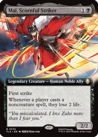 Mai, Scornful Striker (Extended Art) -  (TLA-374) - Avatar: The Last Airbender