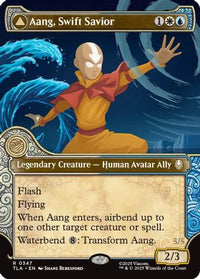 Aang, Swift Savior (Showcase) -  Foil (TLA-347) - Avatar: The Last Airbender