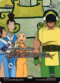Clone (Borderless) -  Foil (TLE-011) - Avatar: The Last Airbender: Eternal-Legal