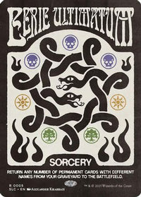 Eerie Ultimatum -  Foil (SLC-005) - Secret Lair Countdown Kit