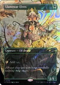 Llanowar Elves (Halo Foil) -  Foil (SLC-039) - Secret Lair Countdown Kit