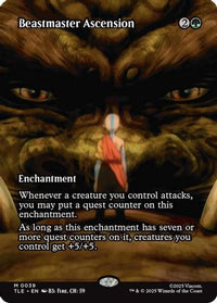 Beastmaster Ascension (Borderless) -  Foil (TLE-039) - Avatar: The Last Airbender: Eternal-Legal