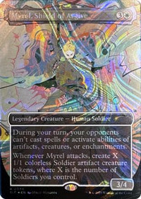 Myrel, Shield of Argive (Halo Foil) -  Foil (SLC-040) - Secret Lair Countdown Kit