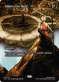 Empty City Ruse (Borderless) -  Foil (TLE-003) - Avatar: The Last Airbender: Eternal-Legal