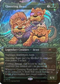 Questing Beast (Halo Foil) -  Foil (SLC-044) - Secret Lair Countdown Kit