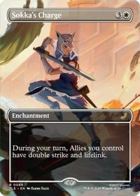 Sokka's Charge (Borderless) -  (TLE-065) - Avatar: The Last Airbender: Eternal-Legal